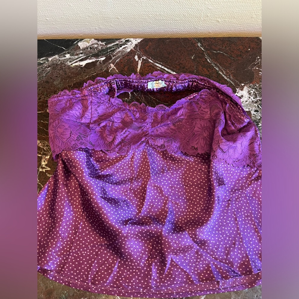 Size large free people purple shirt